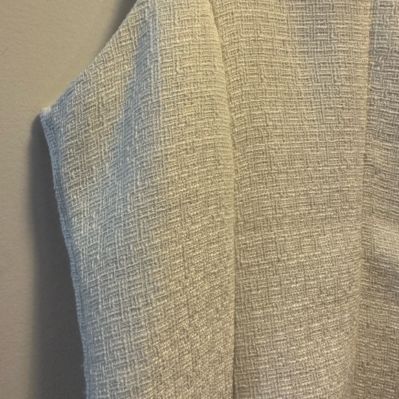 NWOT White Banana Republic tweed Skater style dress - Picture 6 of 8